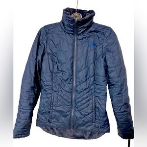 The North Face reversible puffer coat jacket fur lined. LIKE NEW